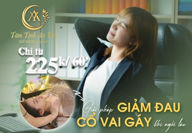 Thư giãn – giảm đau hiệu quả với massage cổ vai gáy ở Tân Phú